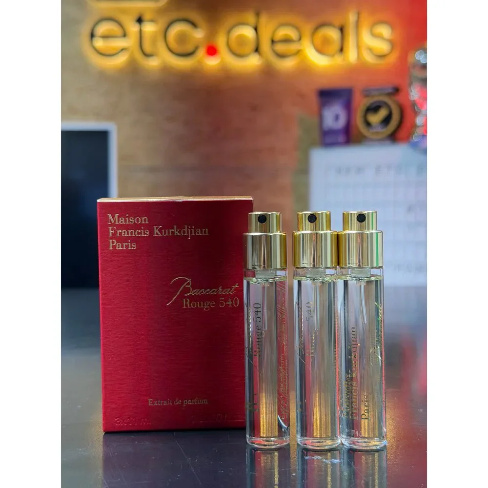 MAISON FRANCIS KURKDJIAN BACCARAT ROUGE 540 EXTRAIT – 3 x 11ML